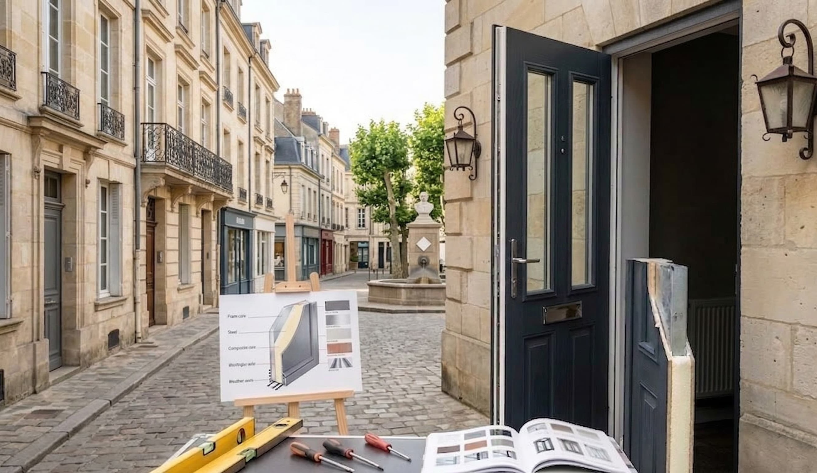 Porte d entree securisee Bordoux Fermetures