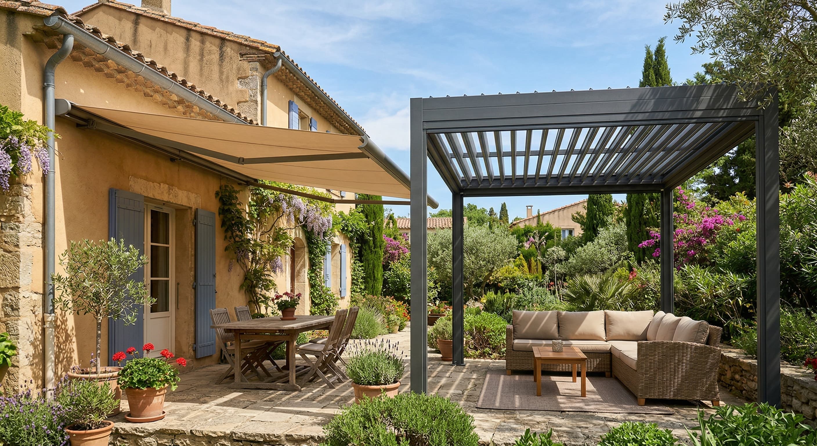 Store banne et pergola Bordoux Fermetures